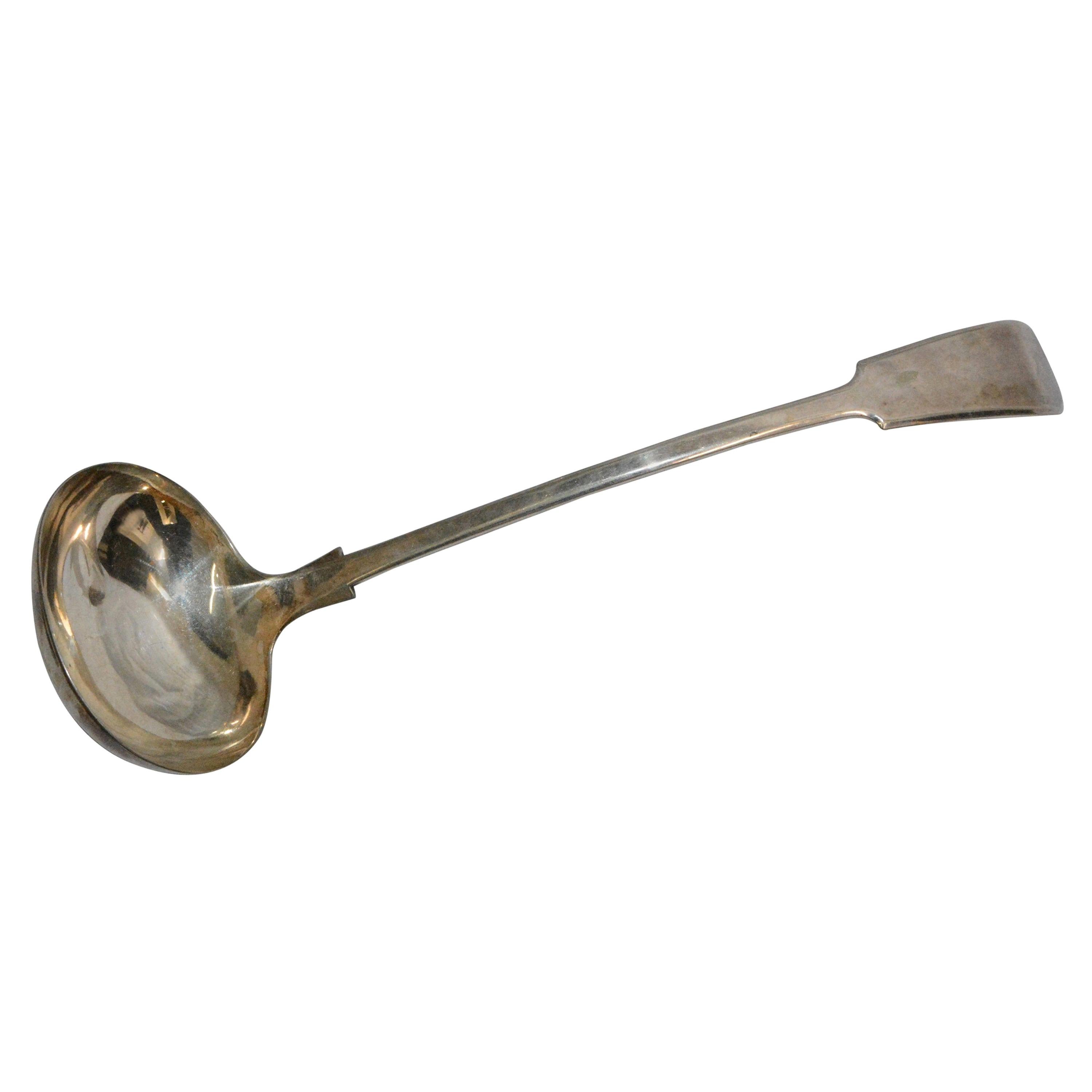 Sterling Silver Plated E & Co. Ladle, Vintage For Sale