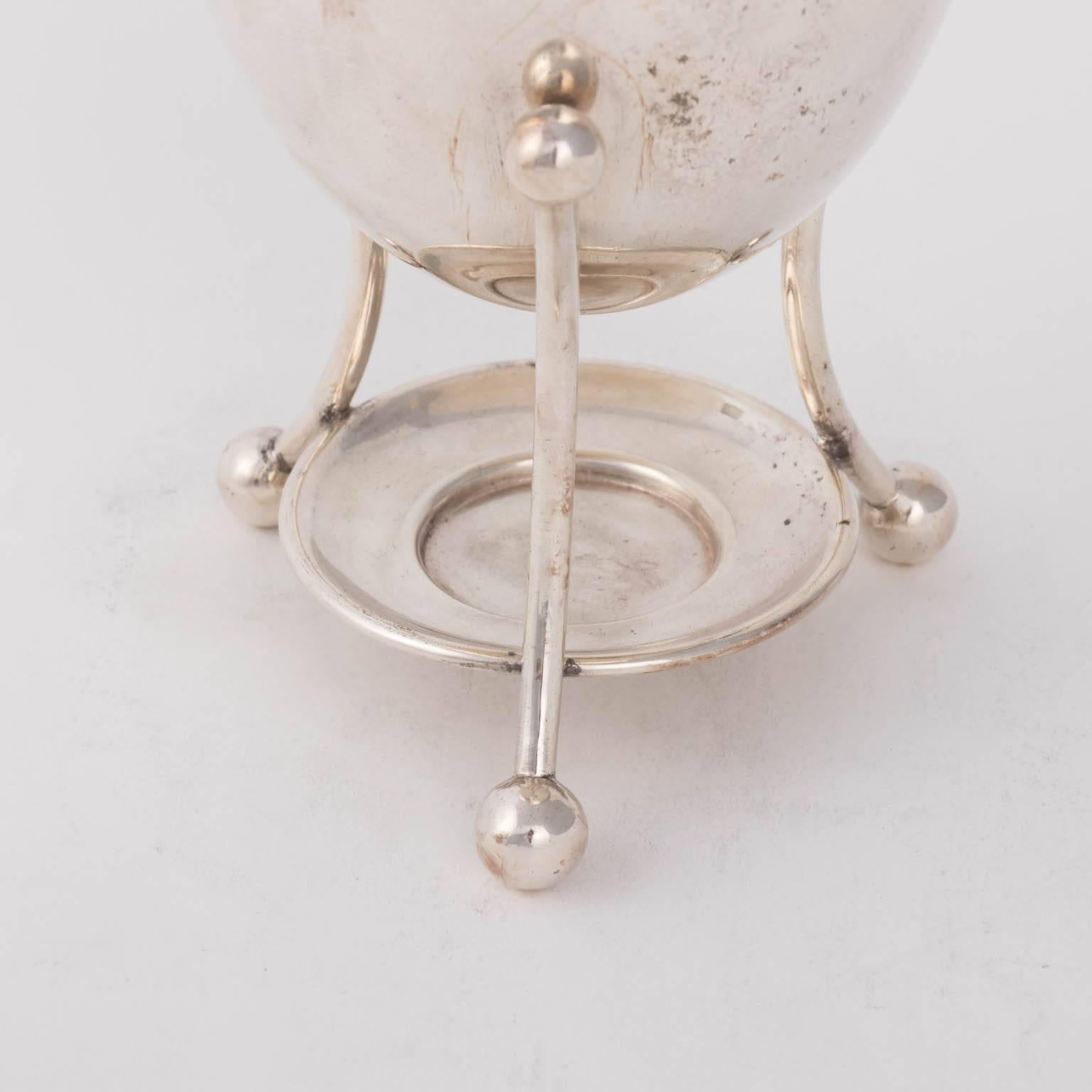 20th Century Silver Plated Egg Poacher