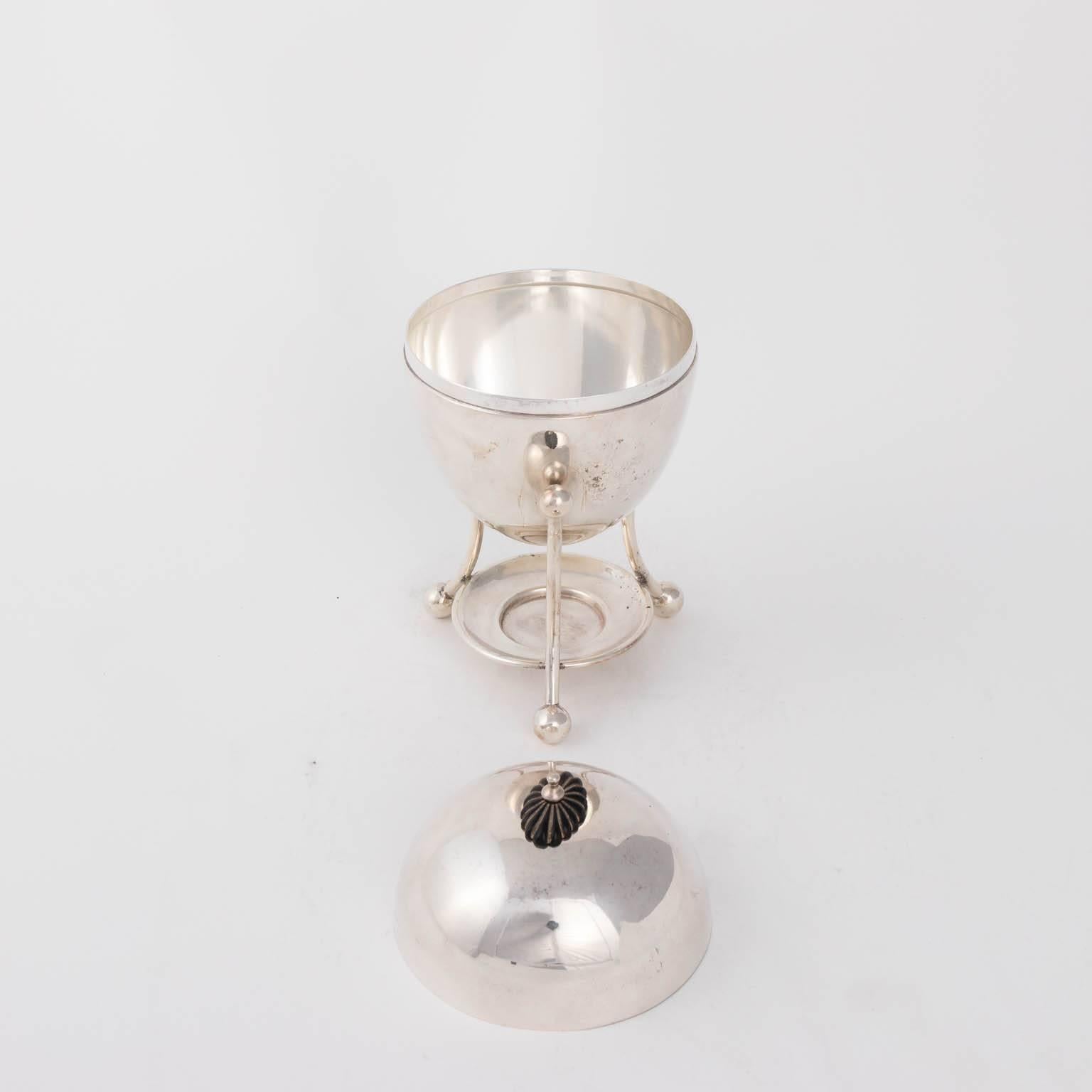 Silver Plated Egg Poacher 2