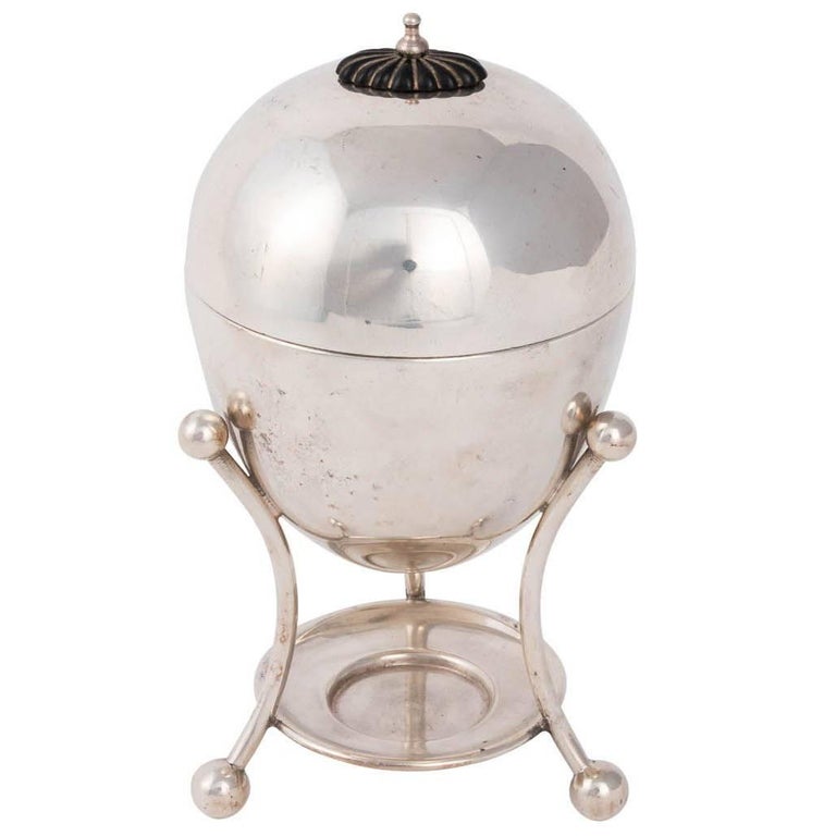 Silver Plated Egg Poacher For Sale at 1stDibs