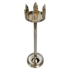 Silver-Plated Empire Style Champagne Stand, 20th Century