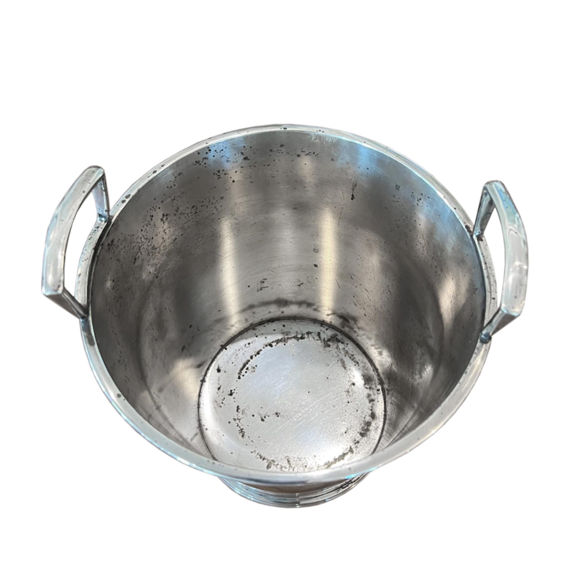 Art Deco Silver Plated English Champagne Bucket