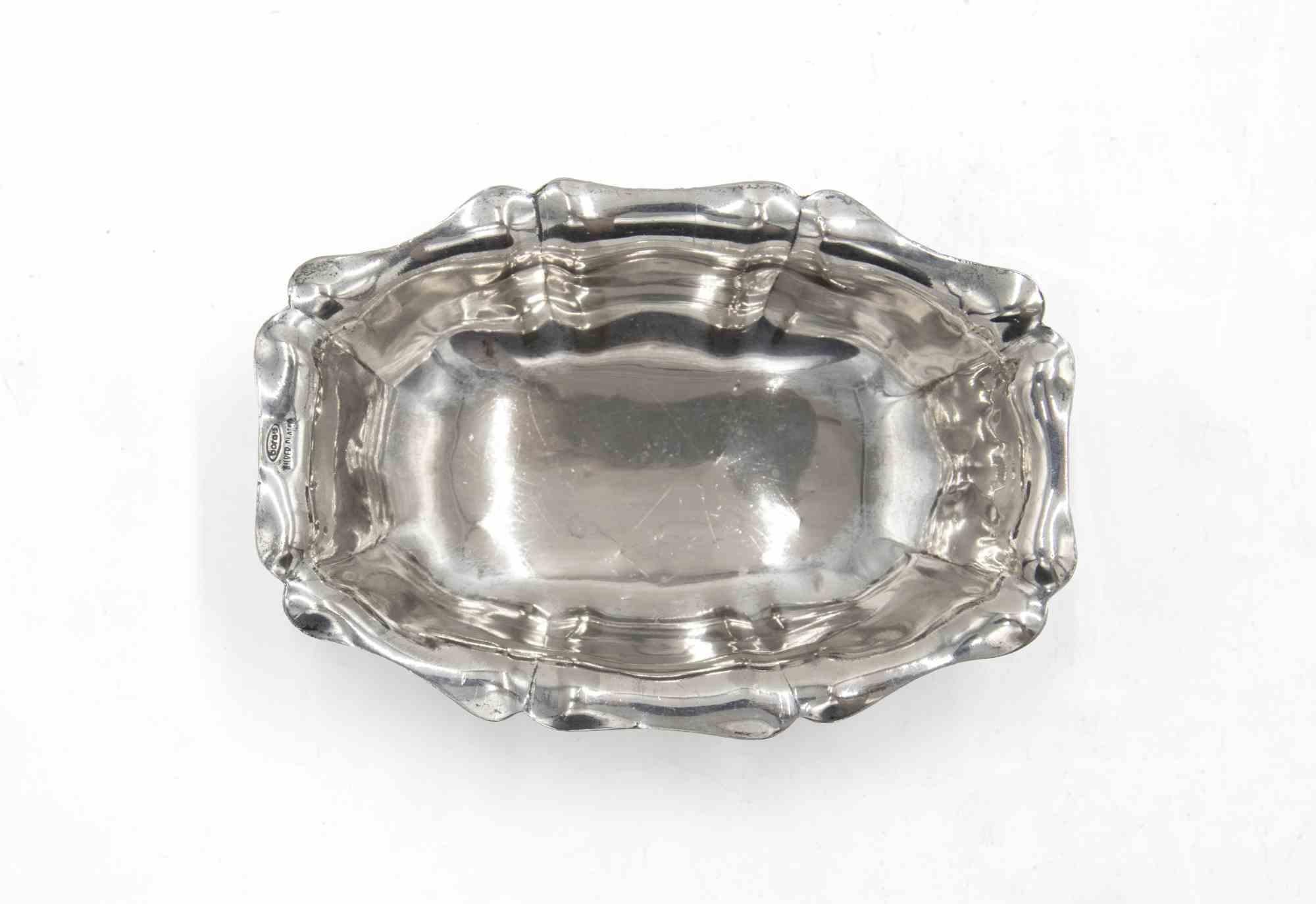 Silver Plated Fruit Basket by Bora Italy, Mid-20th Century For Sale 3