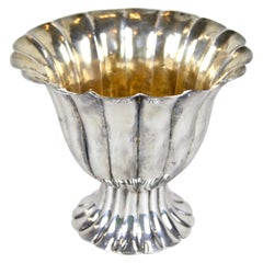 Silver Plated Gilt Bowl or Chalice Handcrafted 20th Century, Austria, circa 1900