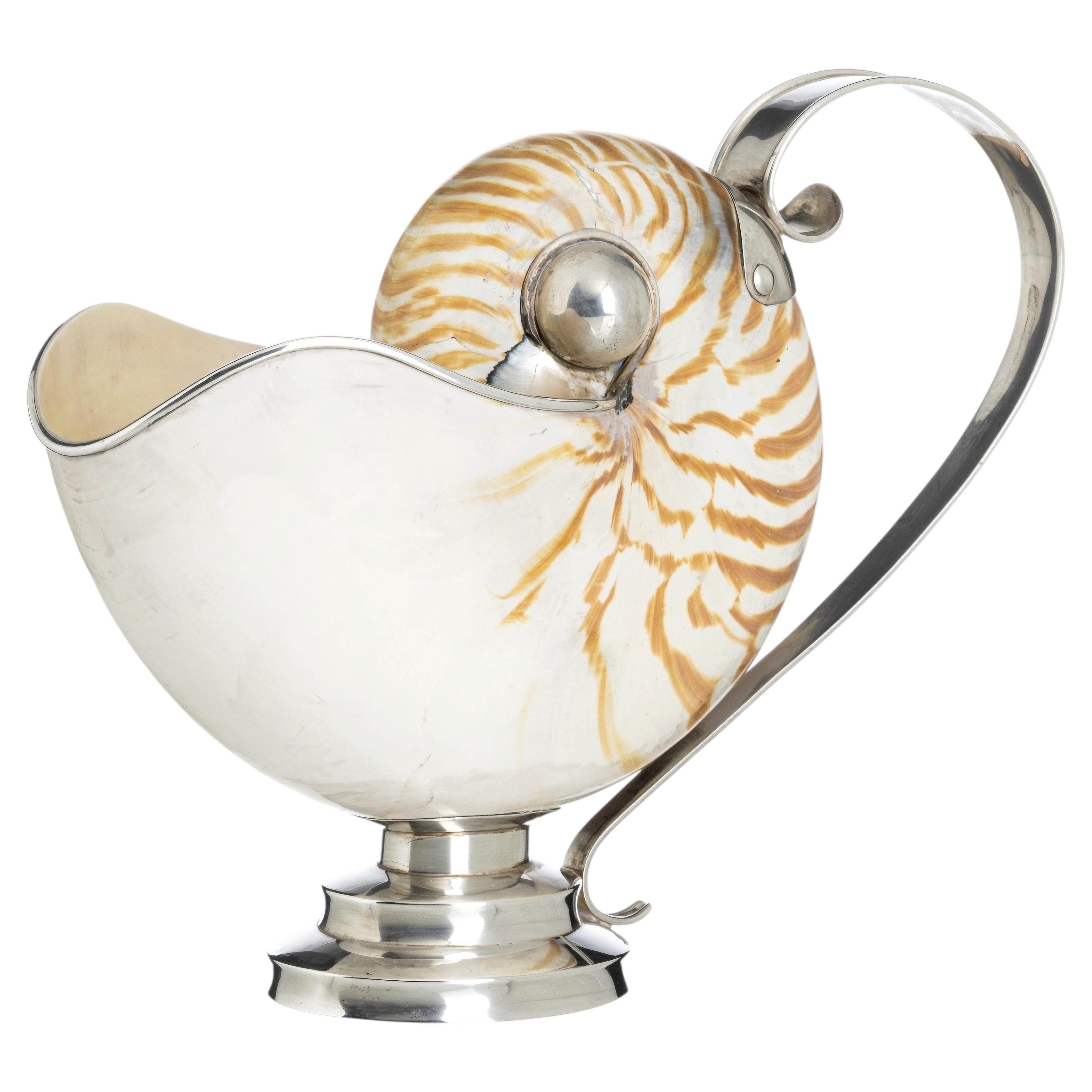 Silver-Plated Gravy Nautilus 20th Century