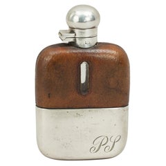 Used Silver Plated Hip Flask by Dixon & Son, Sheffield