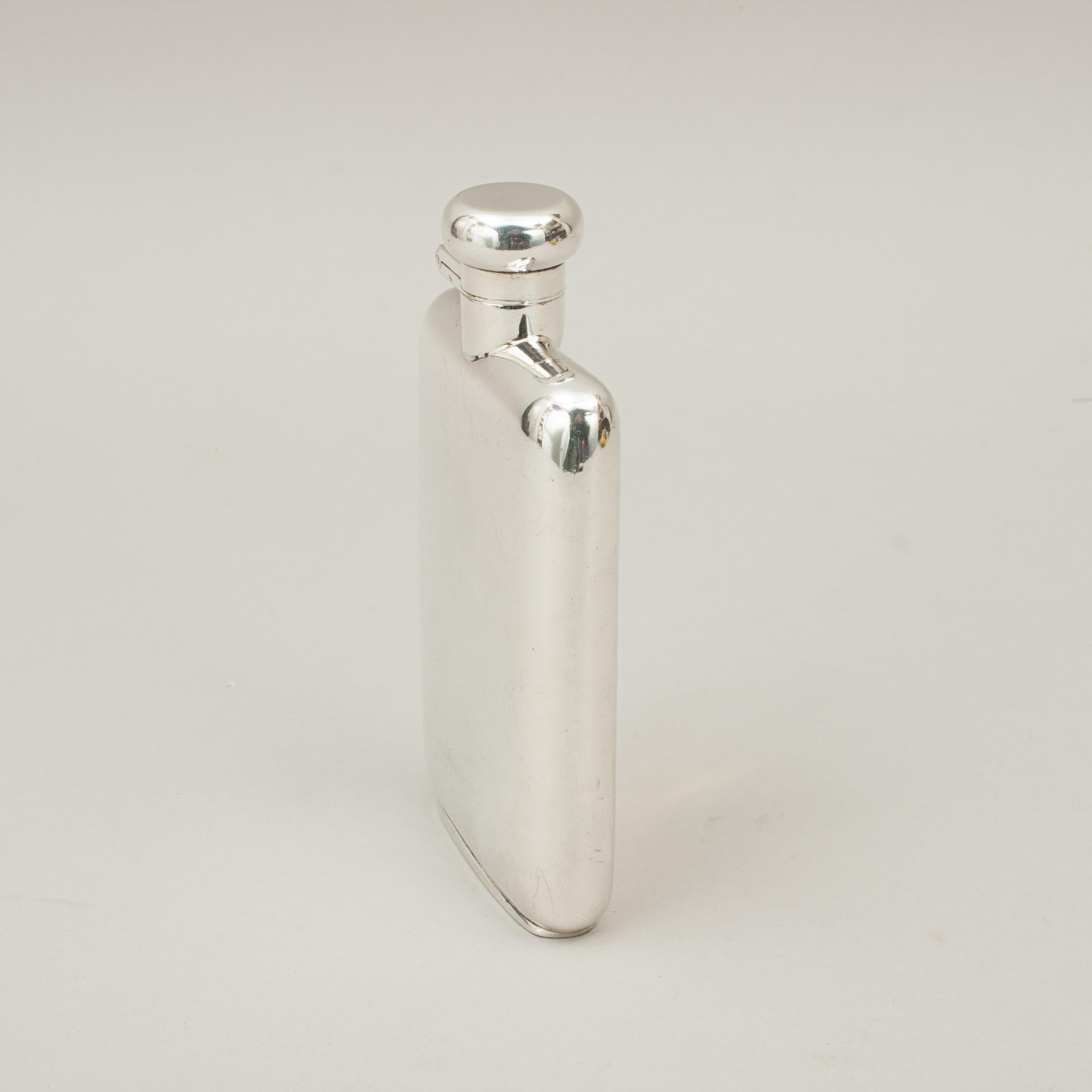Silver Plated Hip Flask, William Hutton & Sons 1