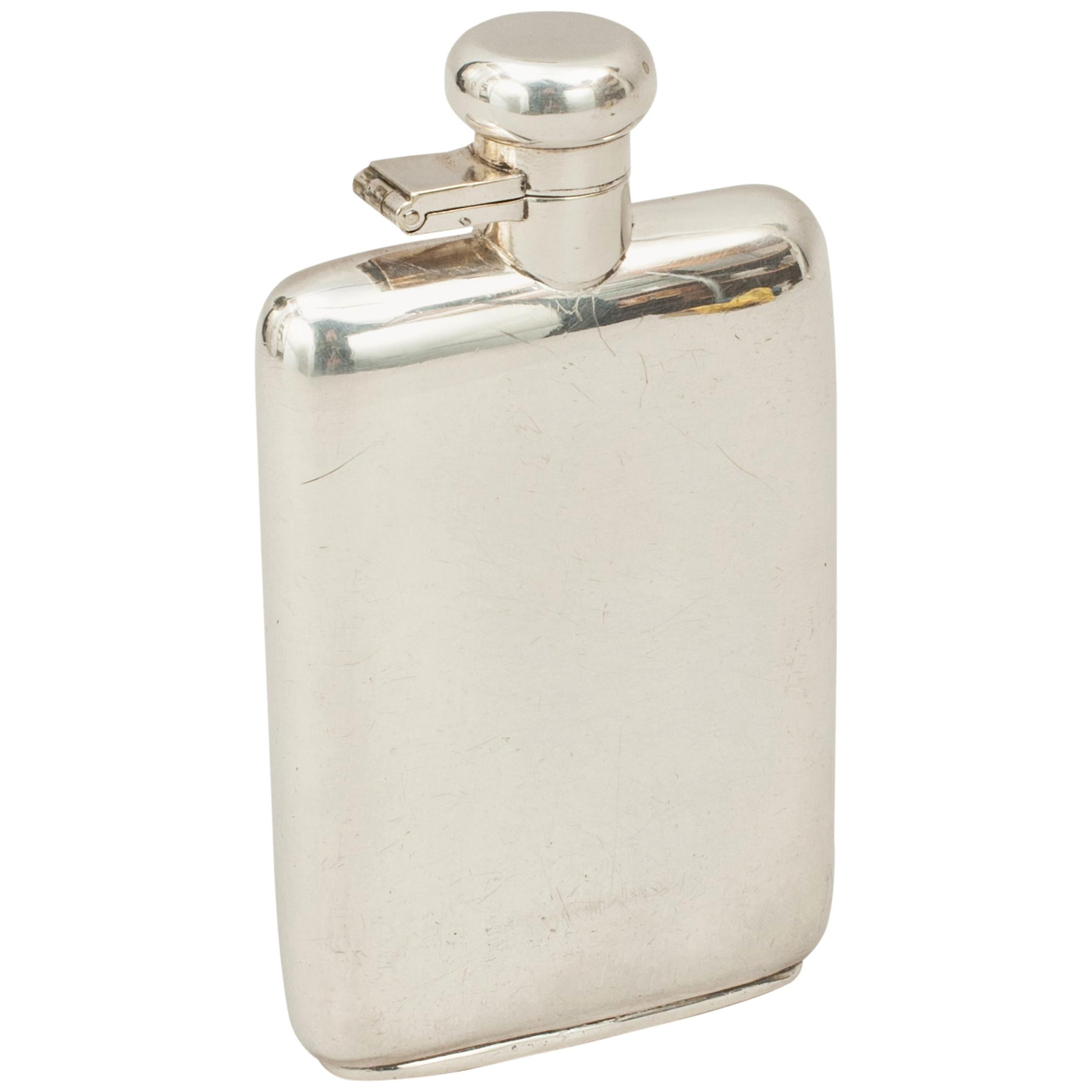Silver Plated Hip Flask, William Hutton & Sons