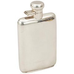 Antique Silver Plated Hip Flask, William Hutton & Sons