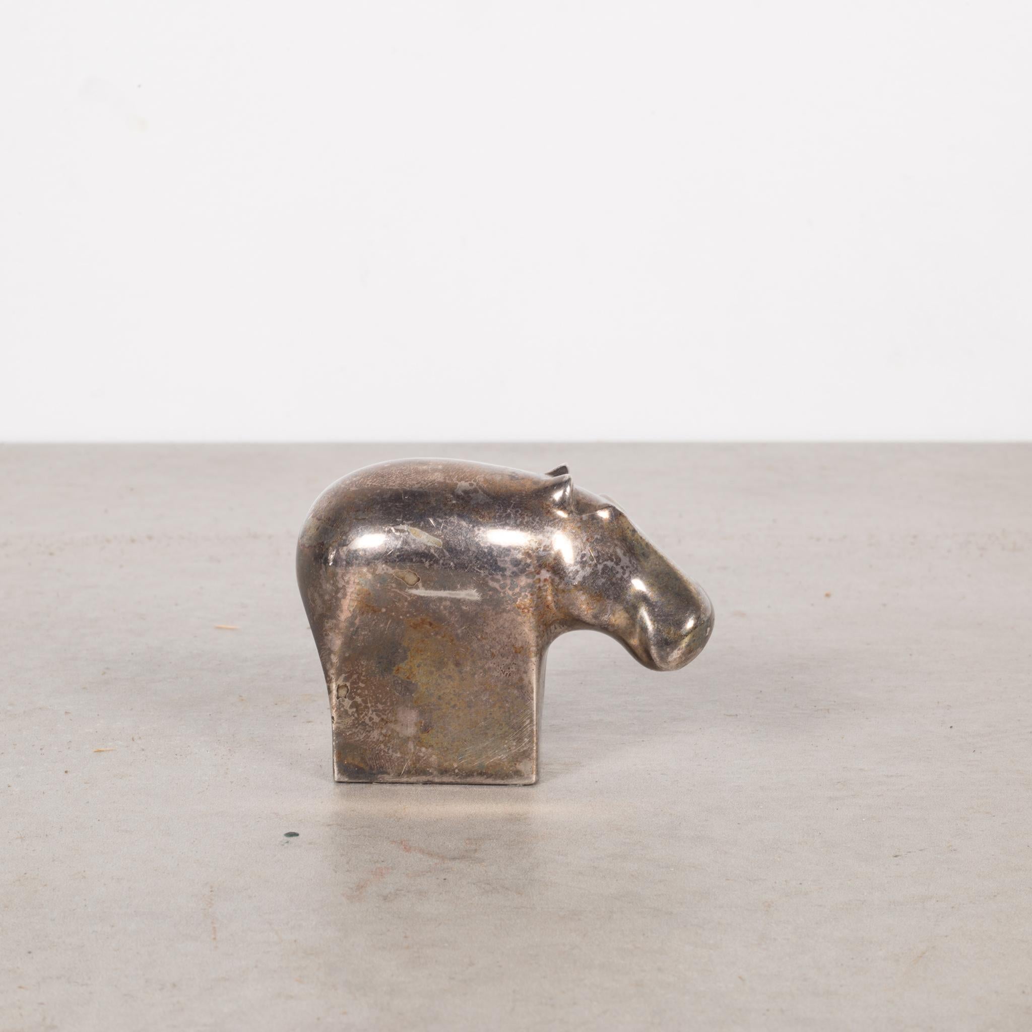 Japanese Silver Plated Hippo by Dansk