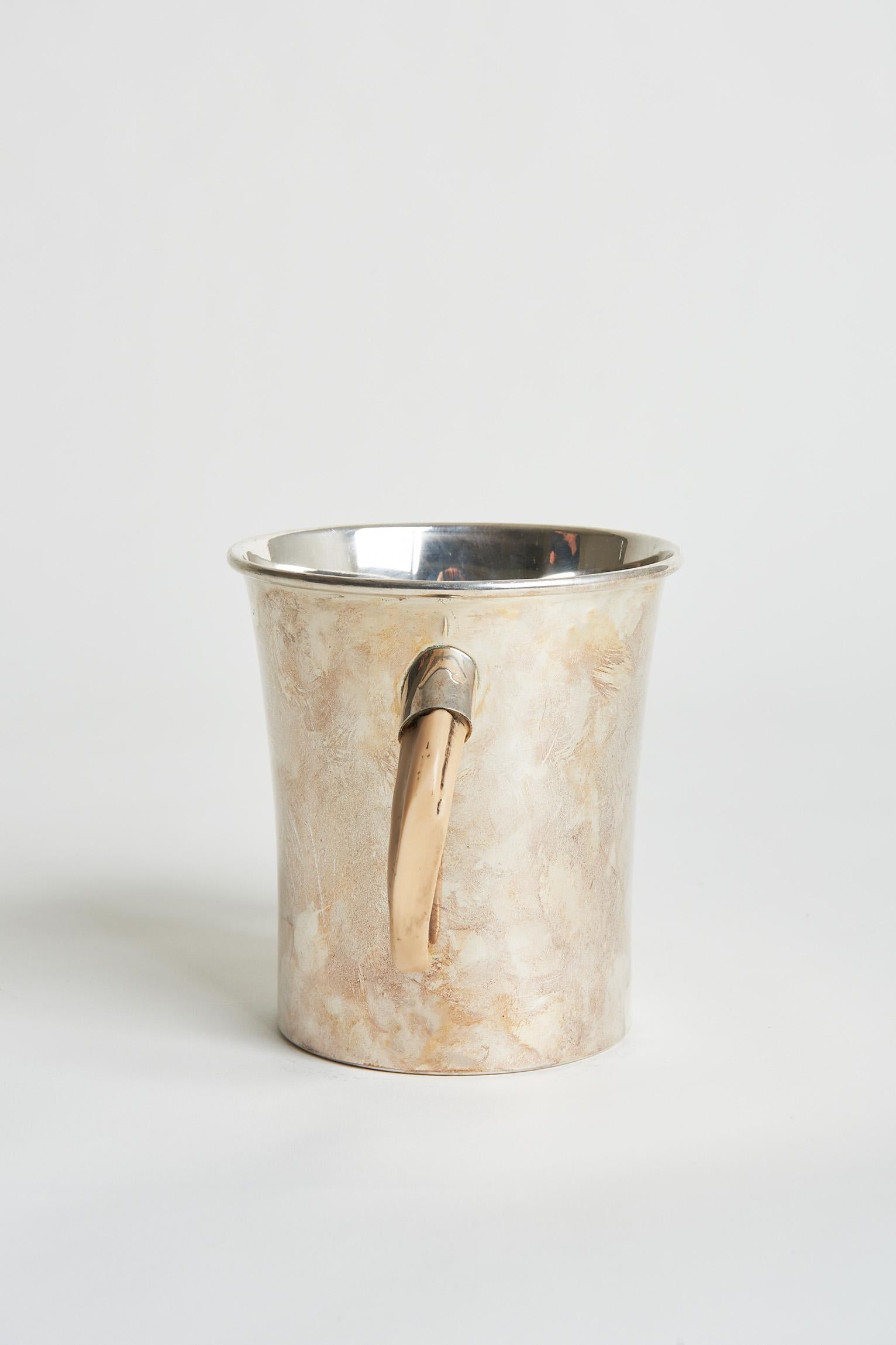 Spanish Silver Plated Horn Champagne Cooler
