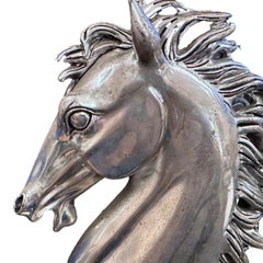 Silver Plated Horse Head