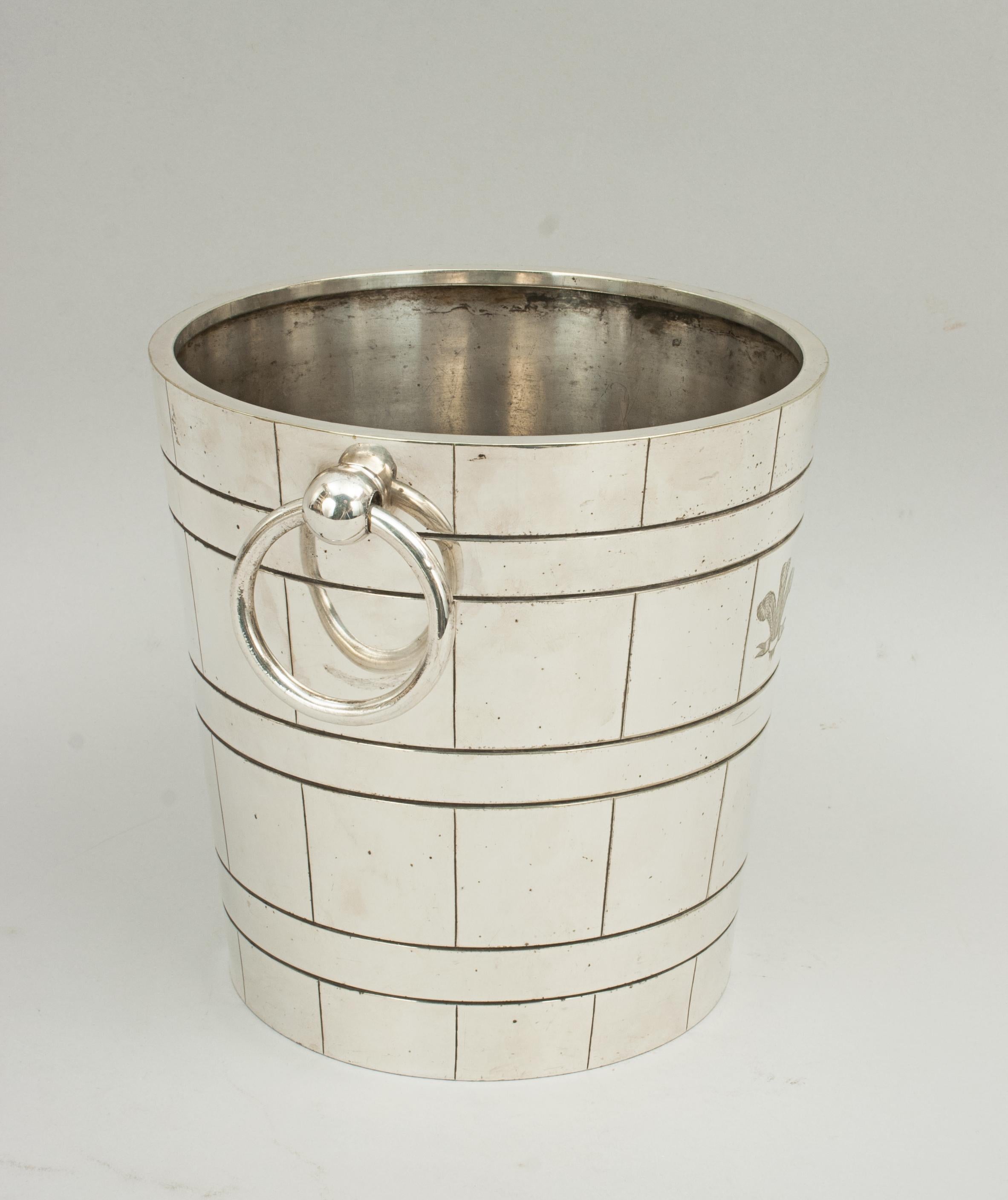 Silver Plated Ice Bucket by Turner of London In Good Condition In Oxfordshire, GB