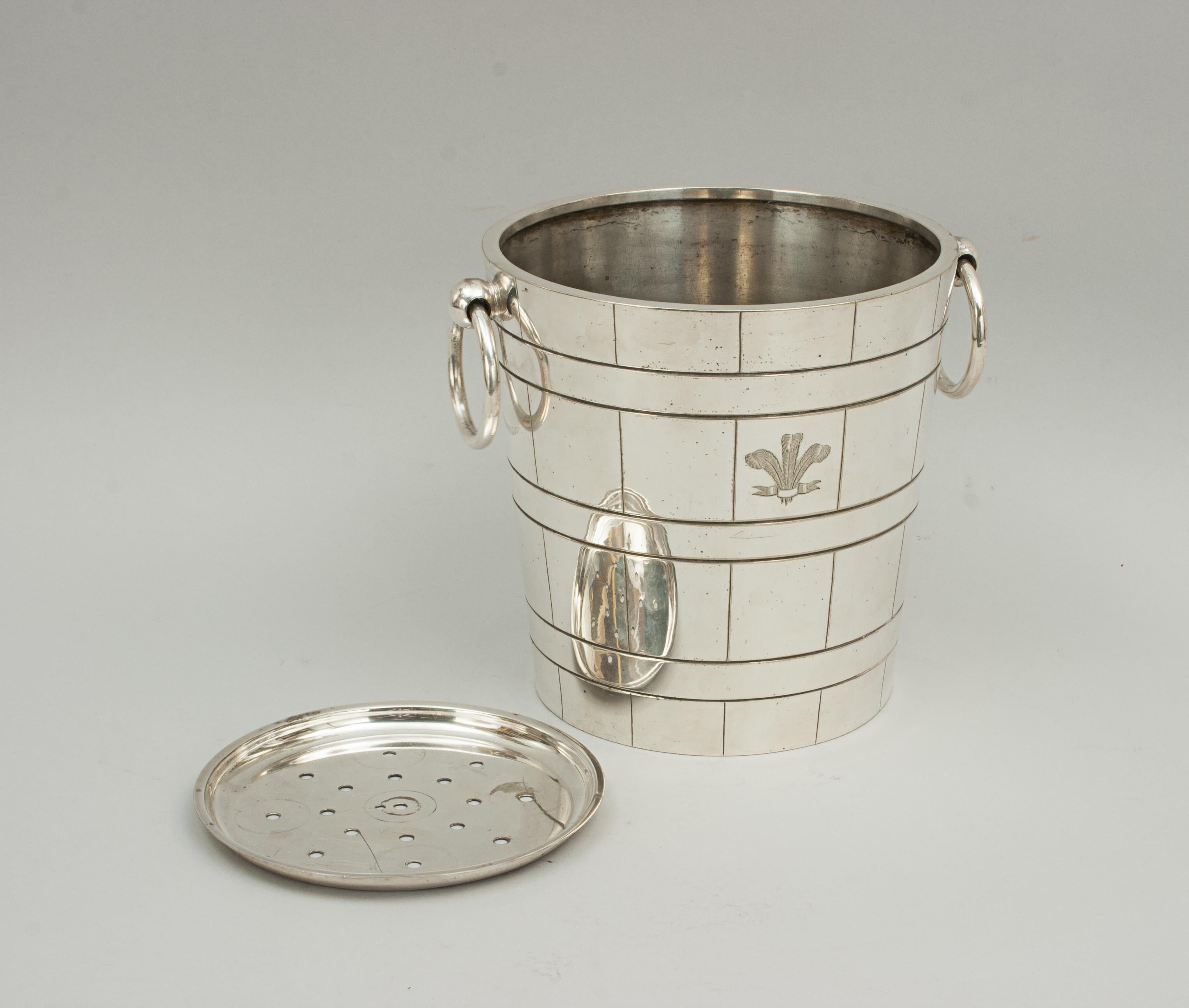 Mid-20th Century Silver Plated Ice Bucket by Turner of London