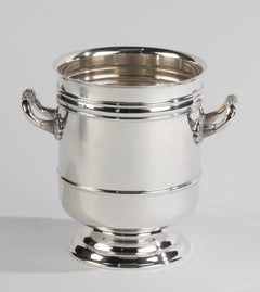 Silver Plated Ice Cube Bucket - Christofle - Model Sully