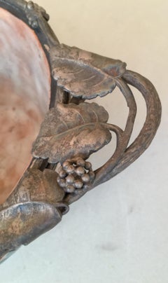 Silver Plated Iron and Ceramic, France