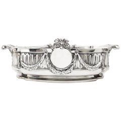 Silver Plated Jardinière, Late 19th Century French
