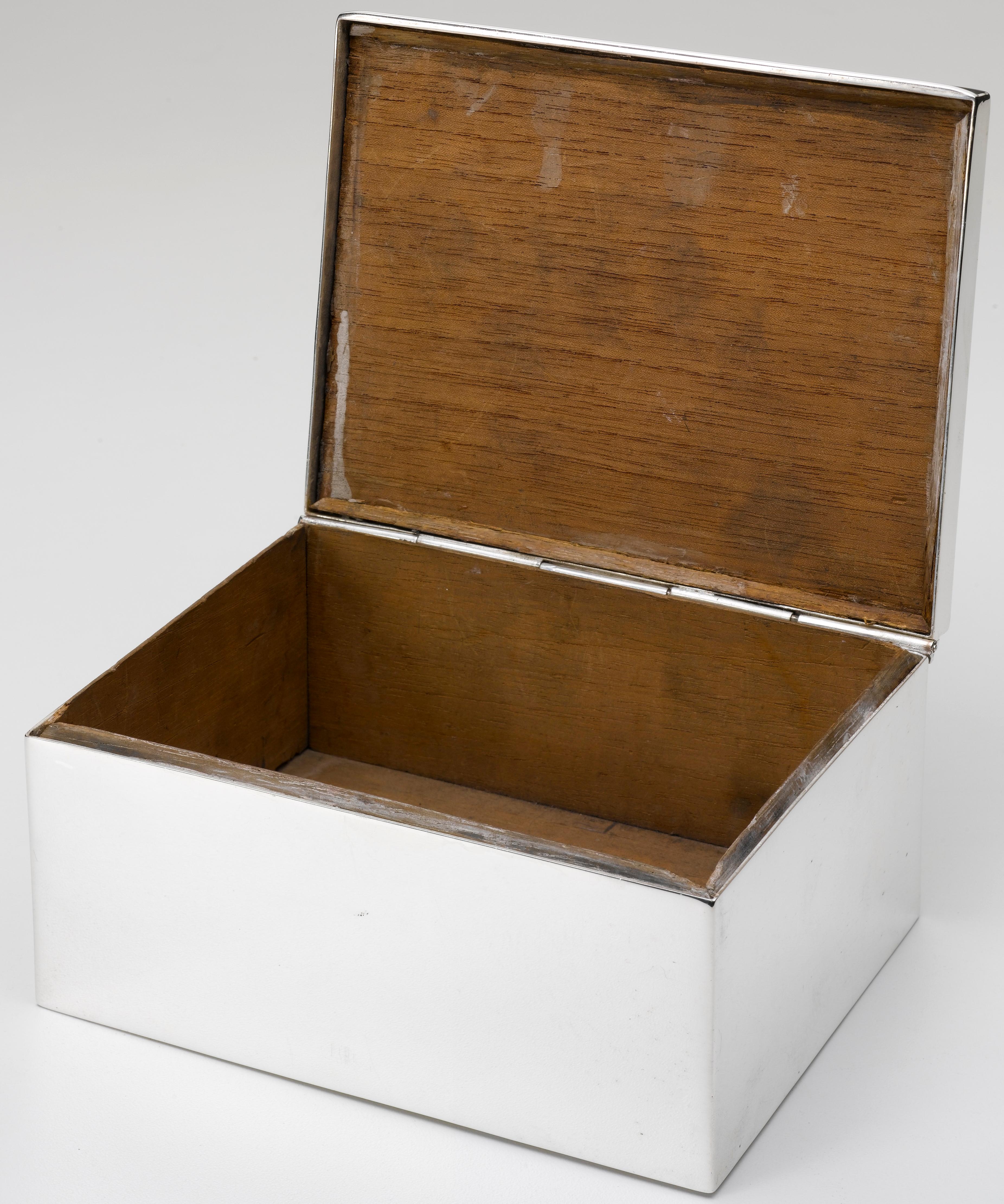 British Silver Plated Keepsake Box, Sheffield, Uk, circa 1900