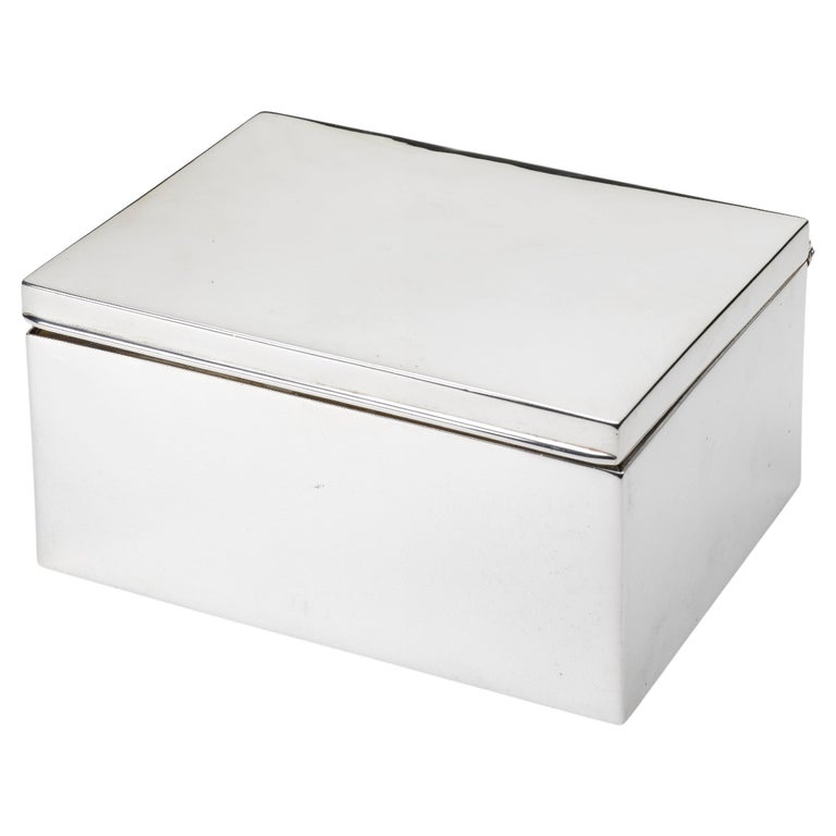 Silver Plated Keepsake Box, Sheffield, Uk, circa 1900 For Sale at 1stDibs