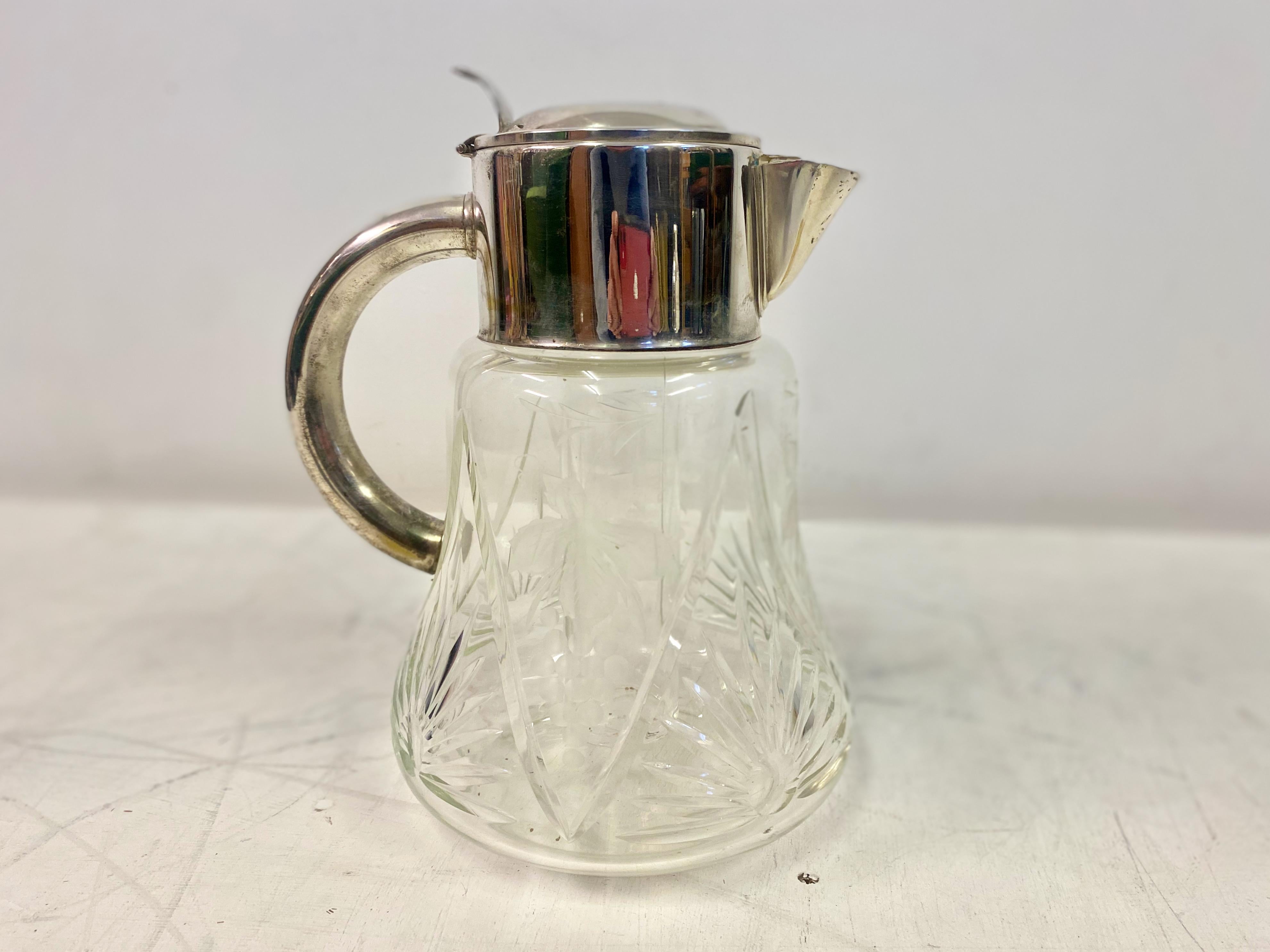 Silver Plated Lemonade Jug by Christofle For Sale 1