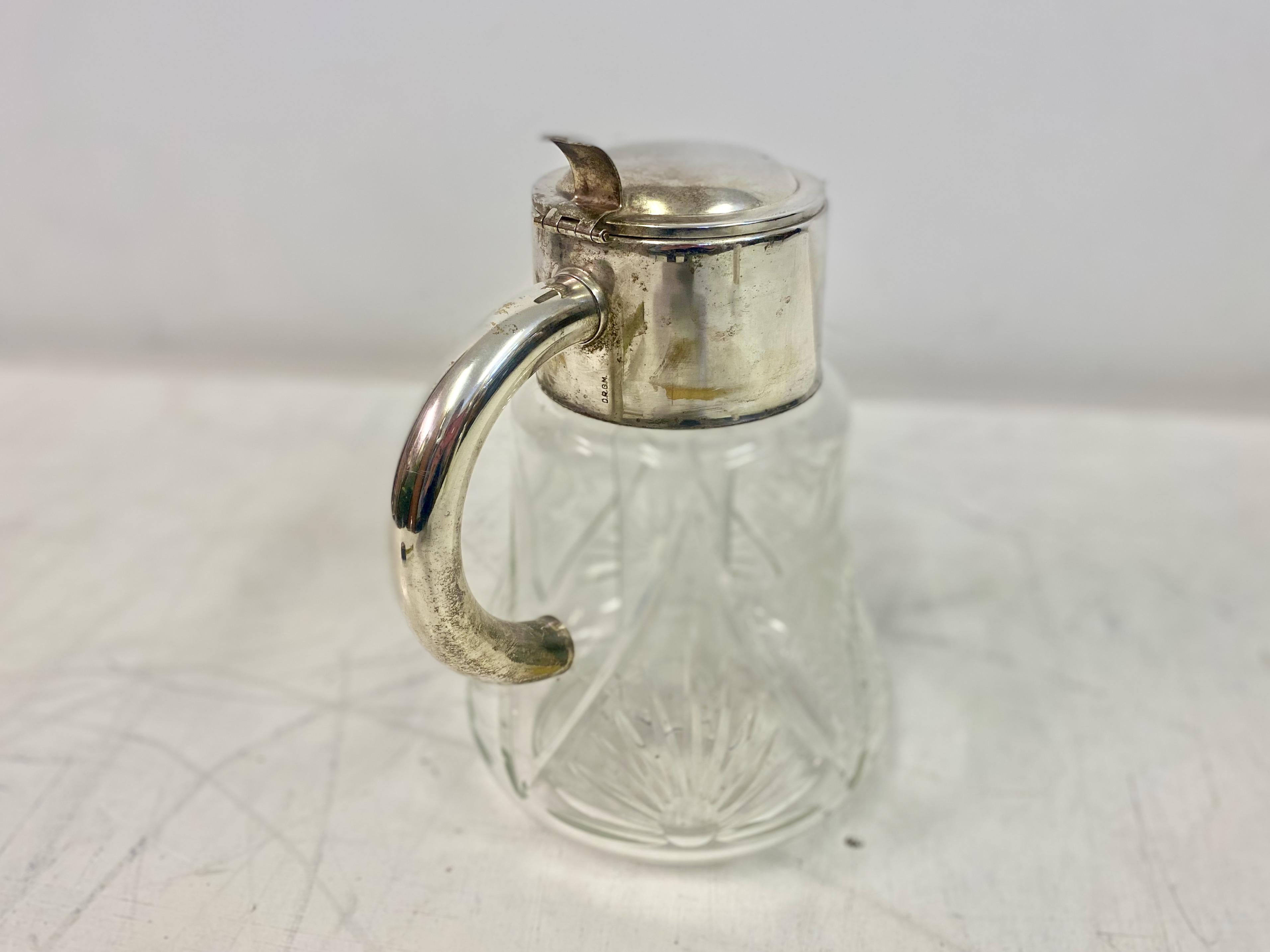 Silver Plated Lemonade Jug by Christofle For Sale 2