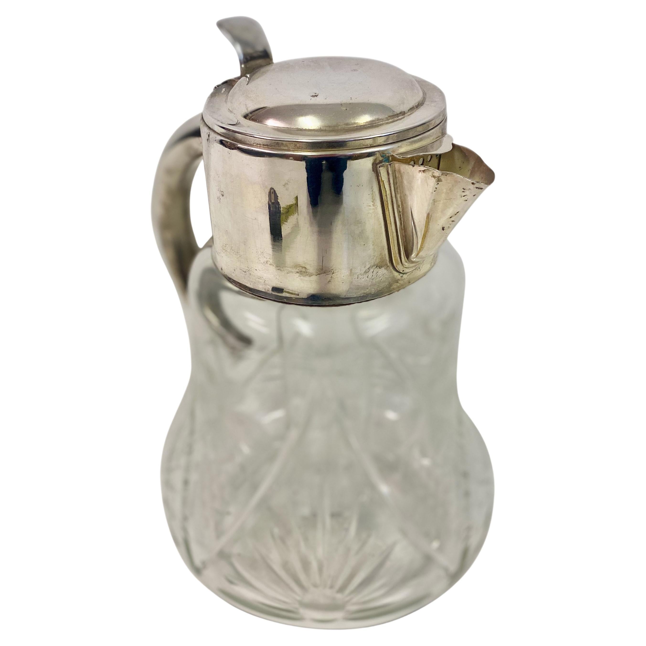 Silver Plated Lemonade Jug by Christofle For Sale
