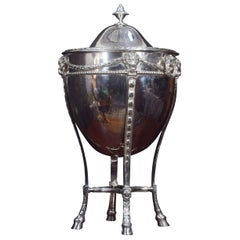 Silver Plated Lidded Wine Cooler