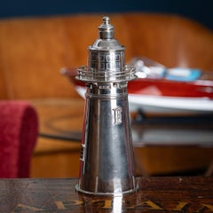 Silver Plated Lighthouse Cocktail Shaker