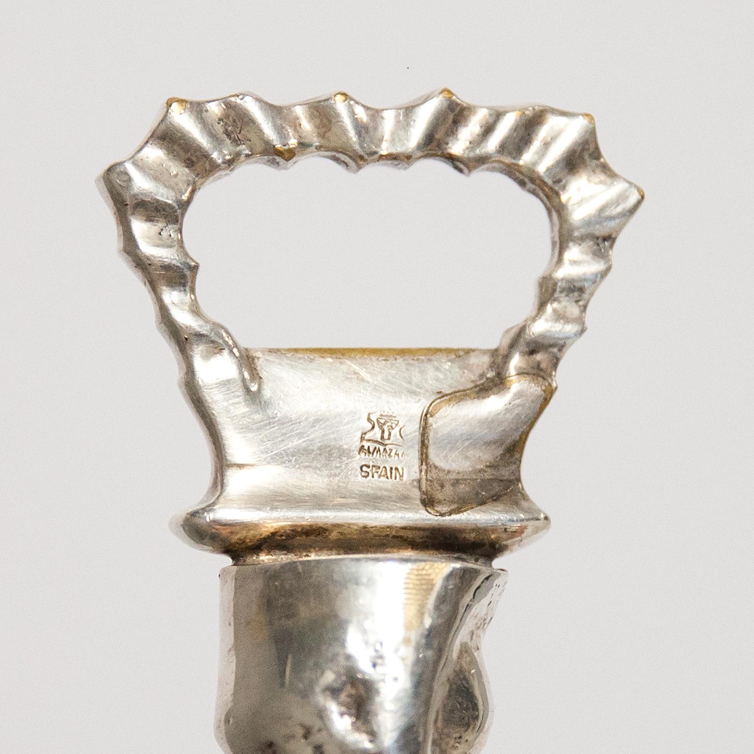 Late 20th Century Silver Plated Lobster Bottle Opener