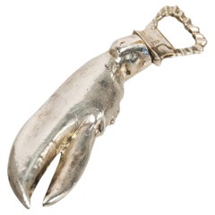 Silver Plated Lobster Bottle Opener