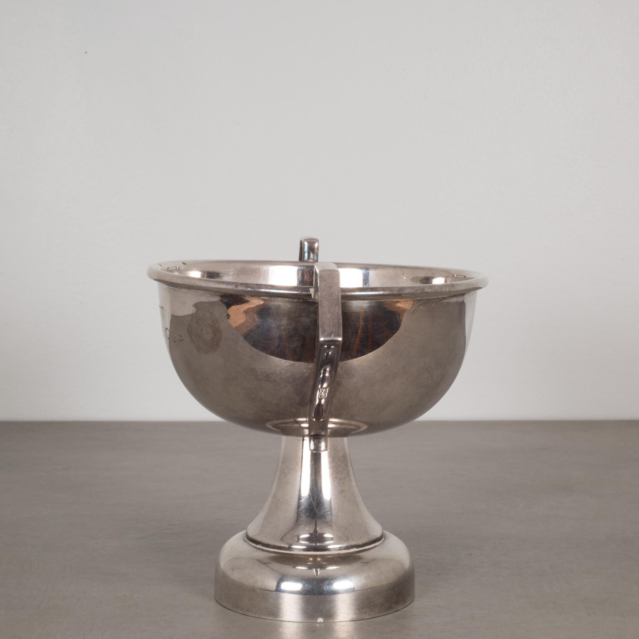 Mid-Century Modern Silver Plated Loving Cup, circa 1960