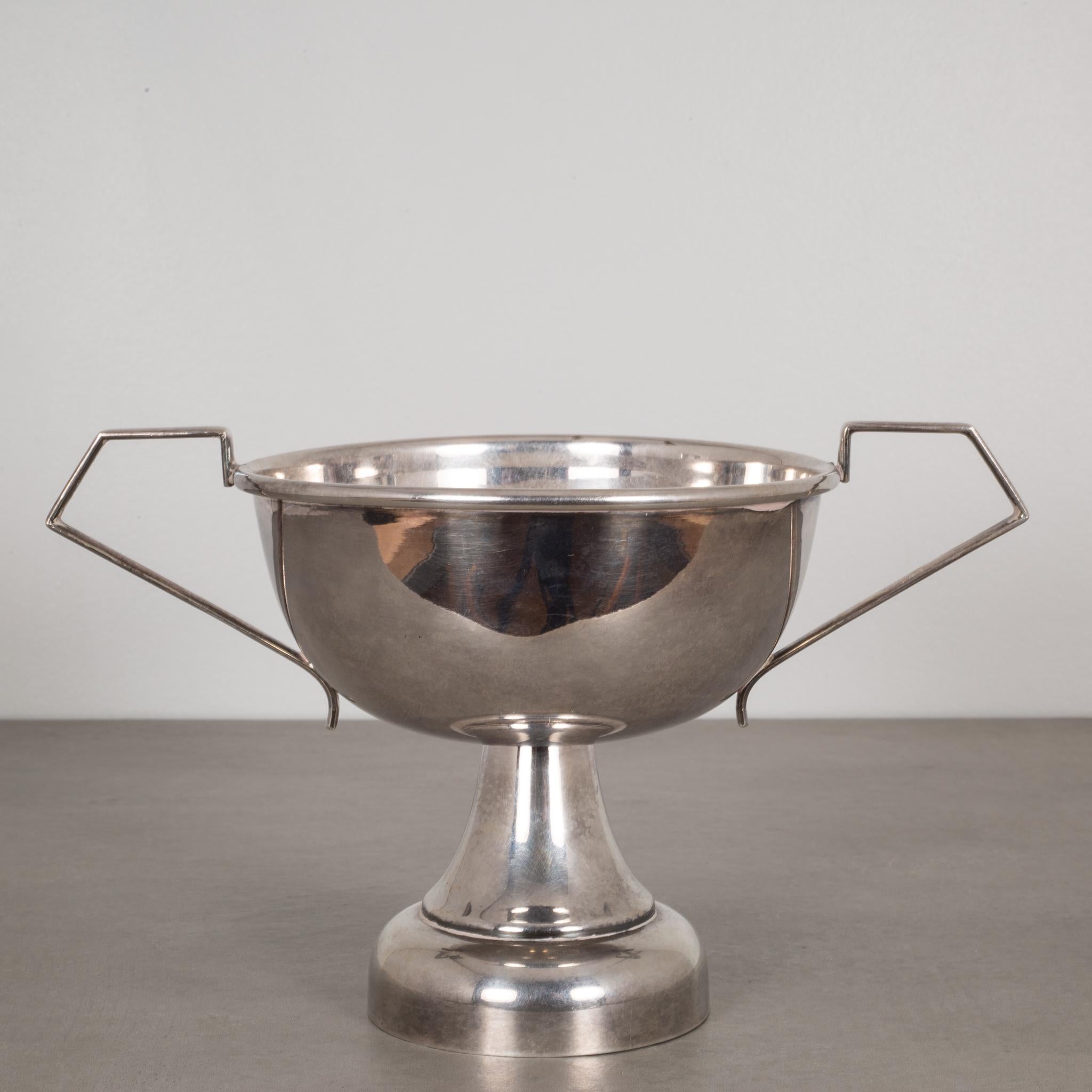 European Silver Plated Loving Cup, circa 1960