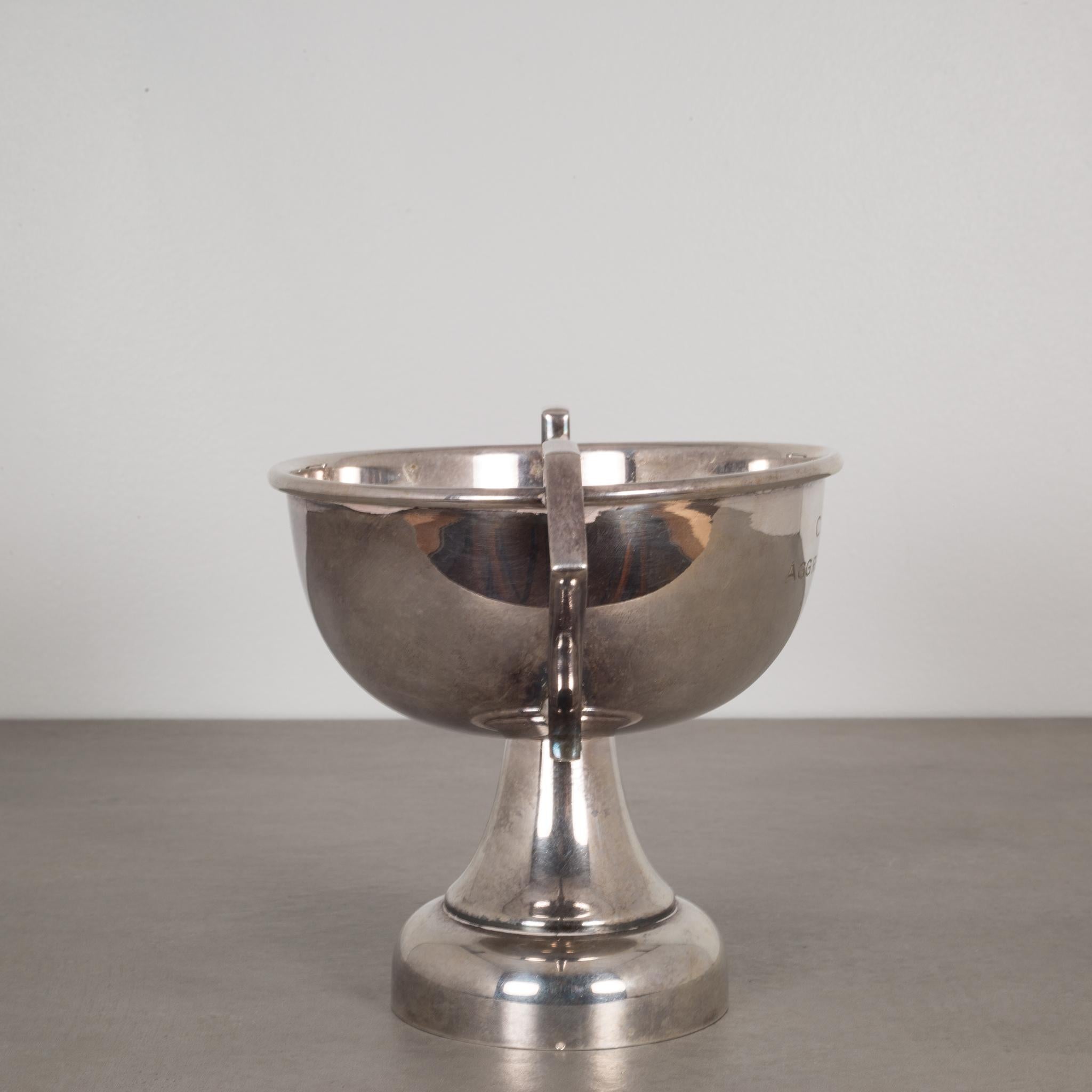 Silver Plated Loving Cup, circa 1960 In Good Condition In San Francisco, CA