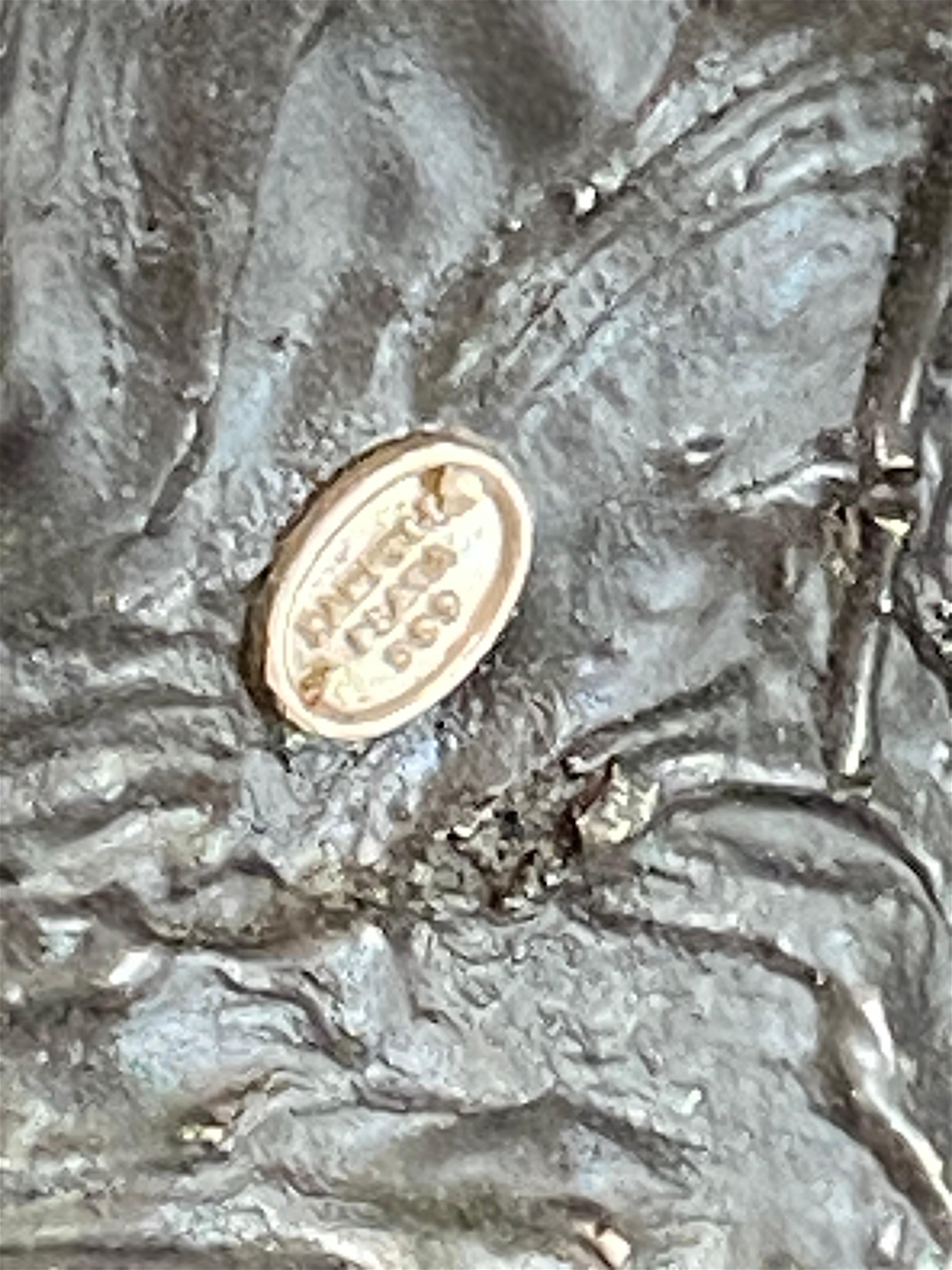Sculpture de torse masculin en métal argenté de Zanfelds en vente 5