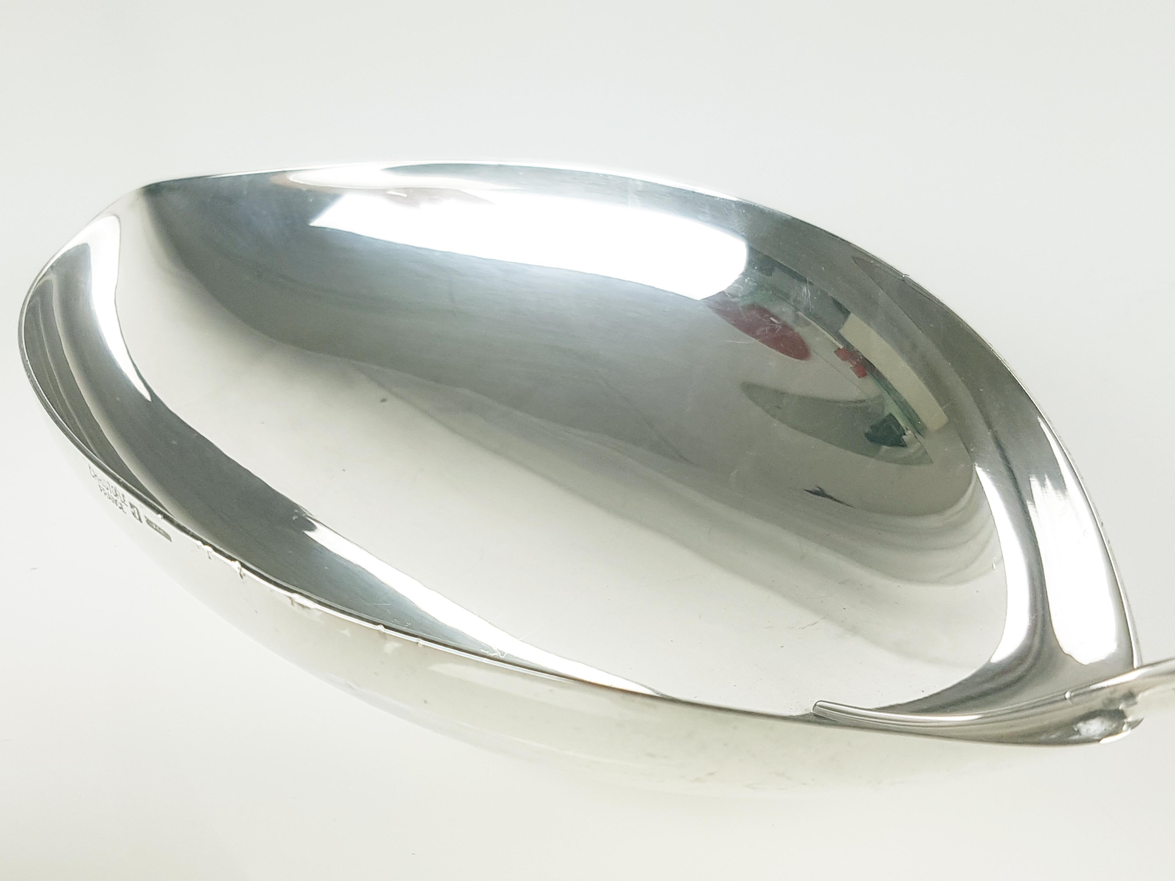Silver Plated Metal 1960s Bowl & Box by Christofle For Sale 5