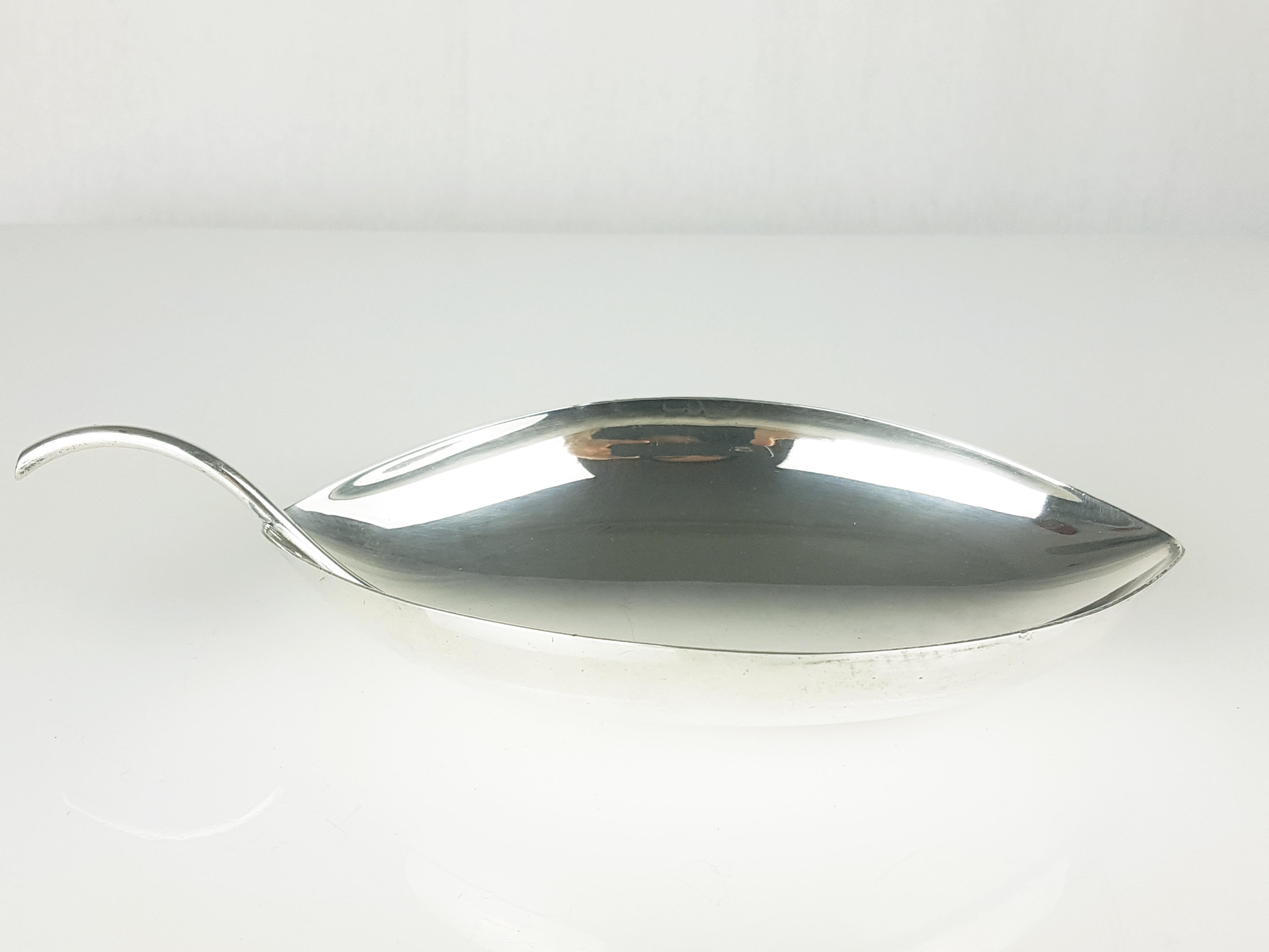 Silver Plated Metal 1960s Bowl & Box by Christofle For Sale 3
