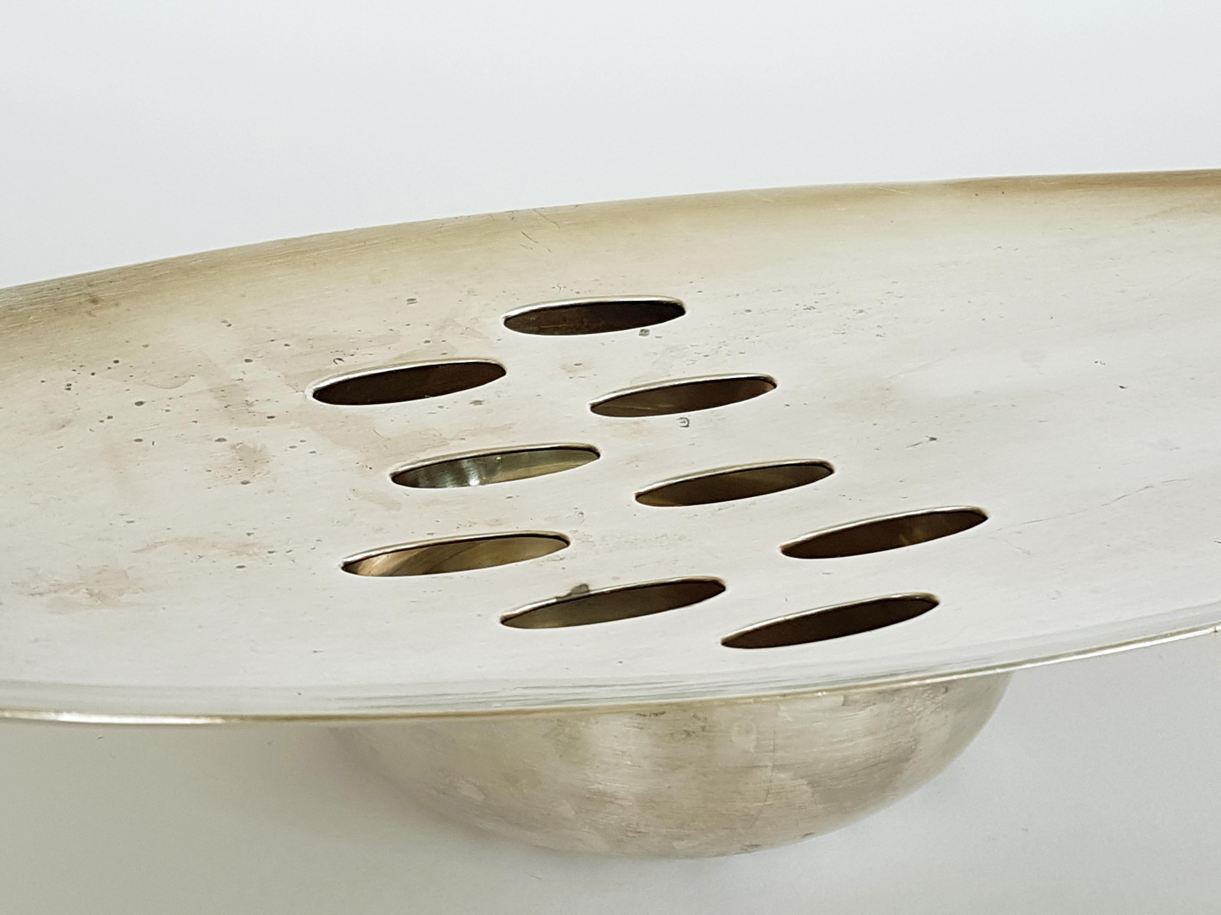 Italian Silver-Plated Metal 1960s Fish kettle by Lino Sabattini for Christofle For Sale