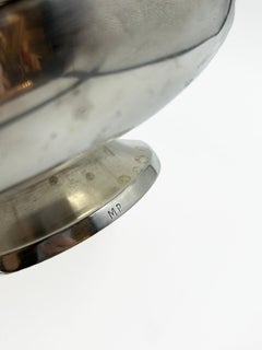 Silver-plated metal centerpiece by Maria Pergay