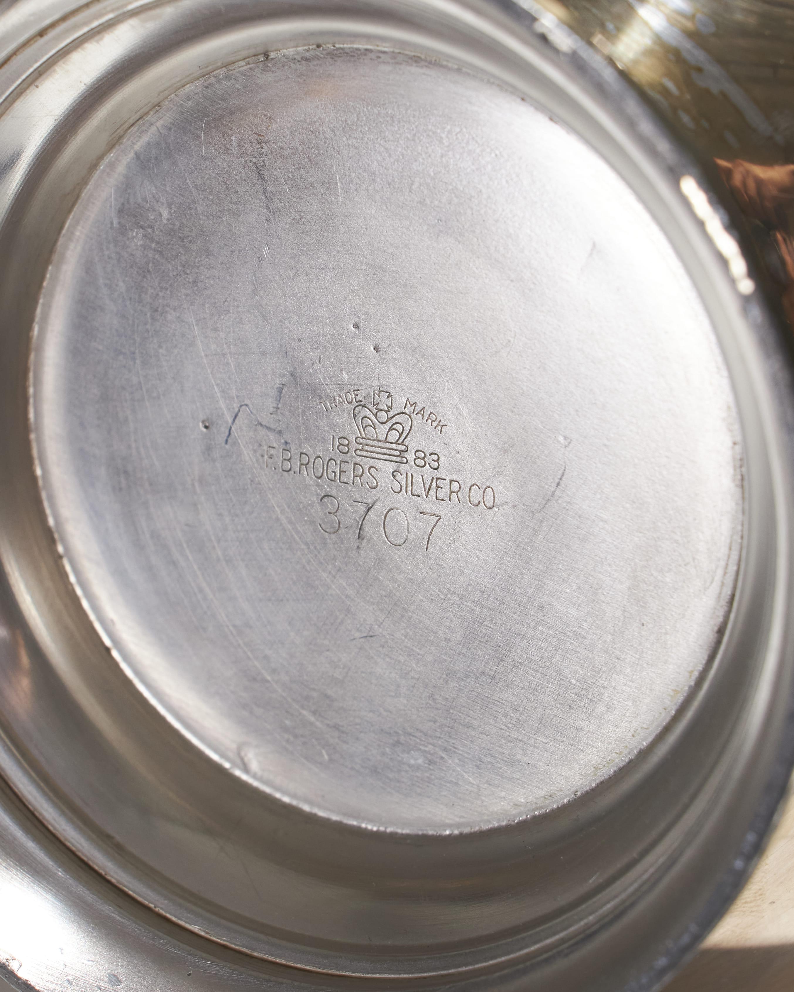 Versilberter Metallkrug, 1880er-Jahre im Angebot 4