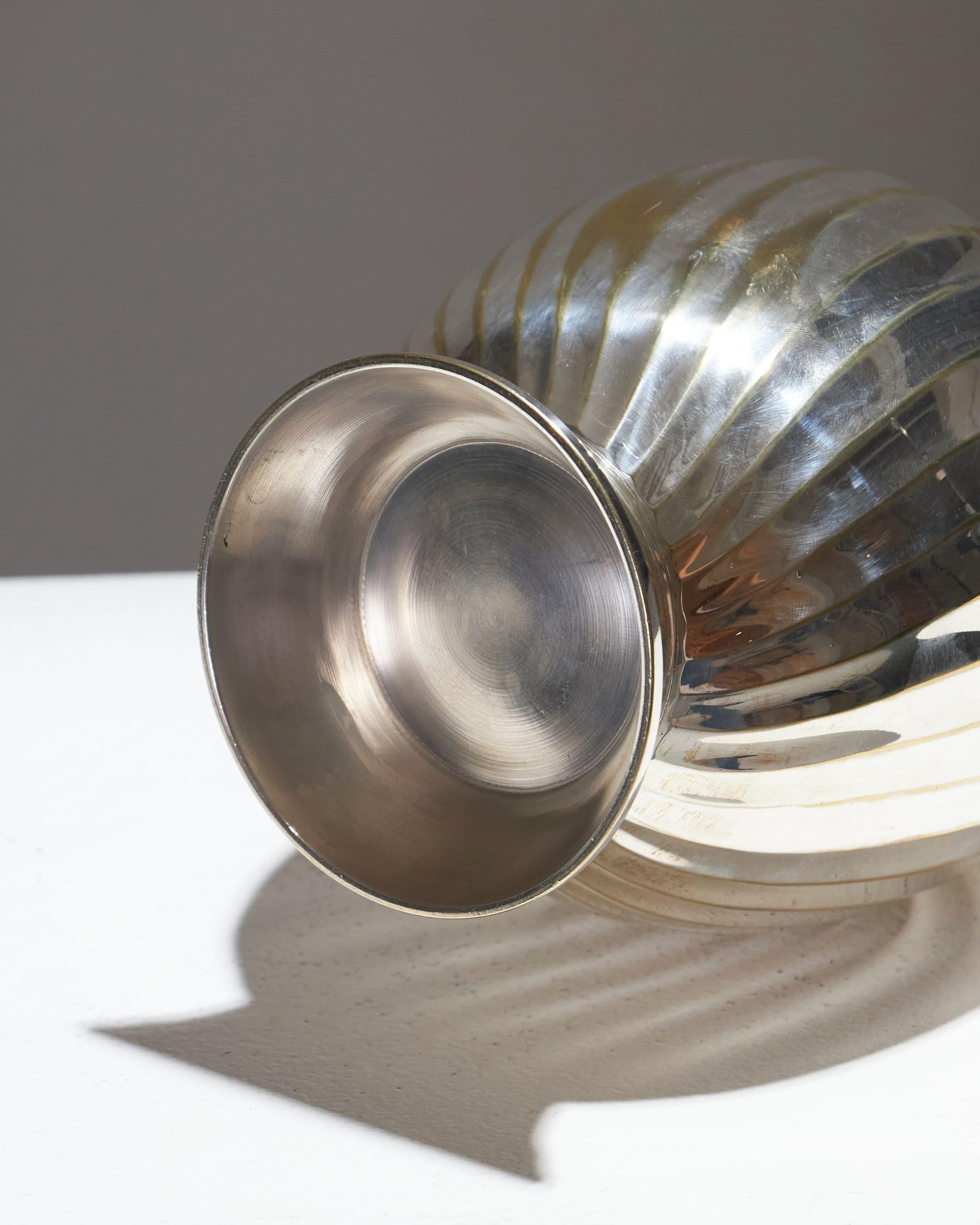 20th Century Silver-plated metal pitcher For Sale