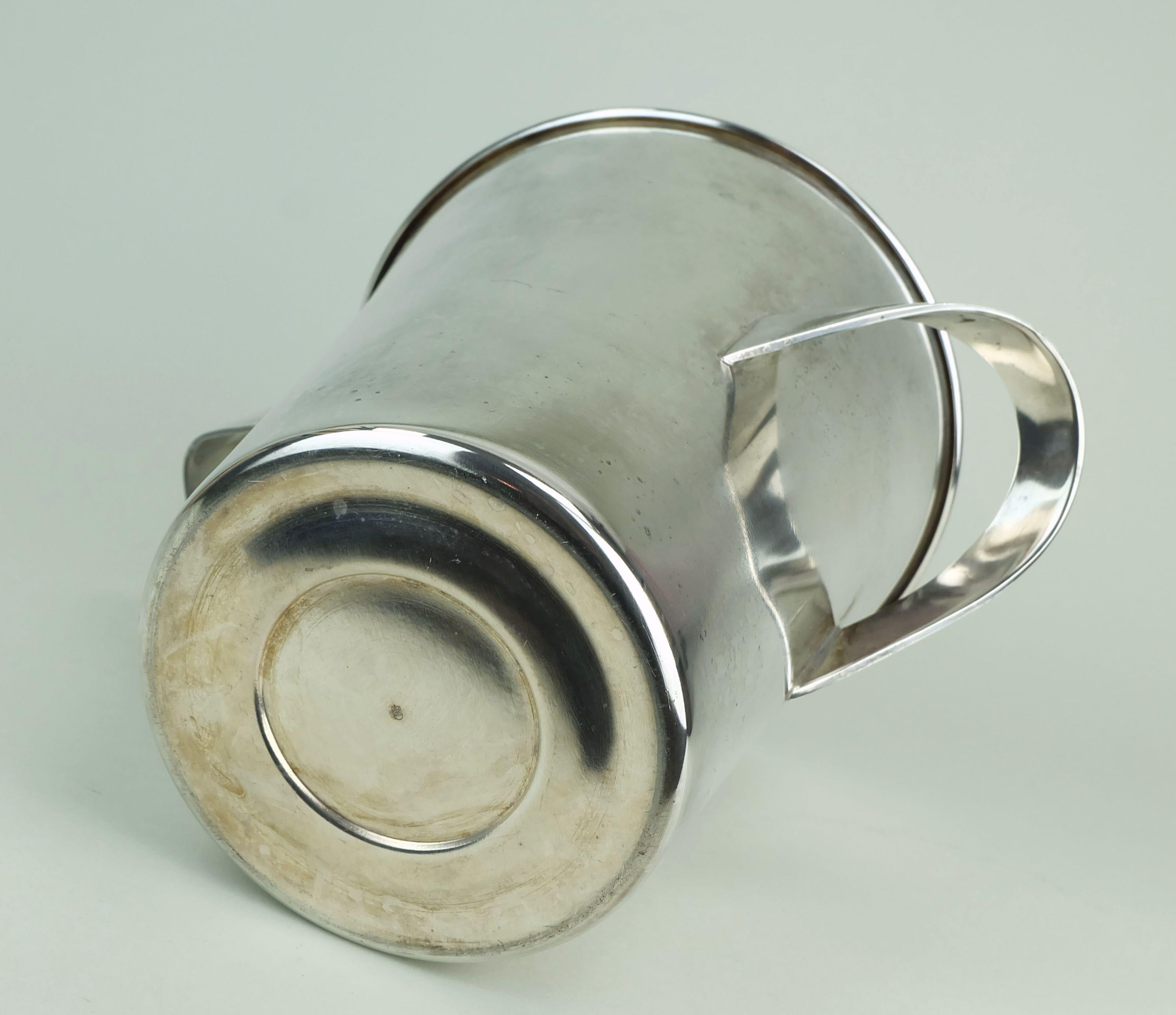 Versilberter CHAMPAGNE COOLER aus der Mitte des Jahrhunderts, entworfen von Kurt Mayer für WMF 1950er Jahre im Angebot 3