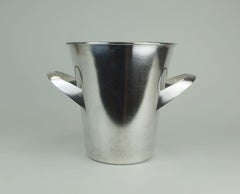silver-plated mid century CHAMPAGNE COOLER designed by Kurt Mayer for WMF 1950s