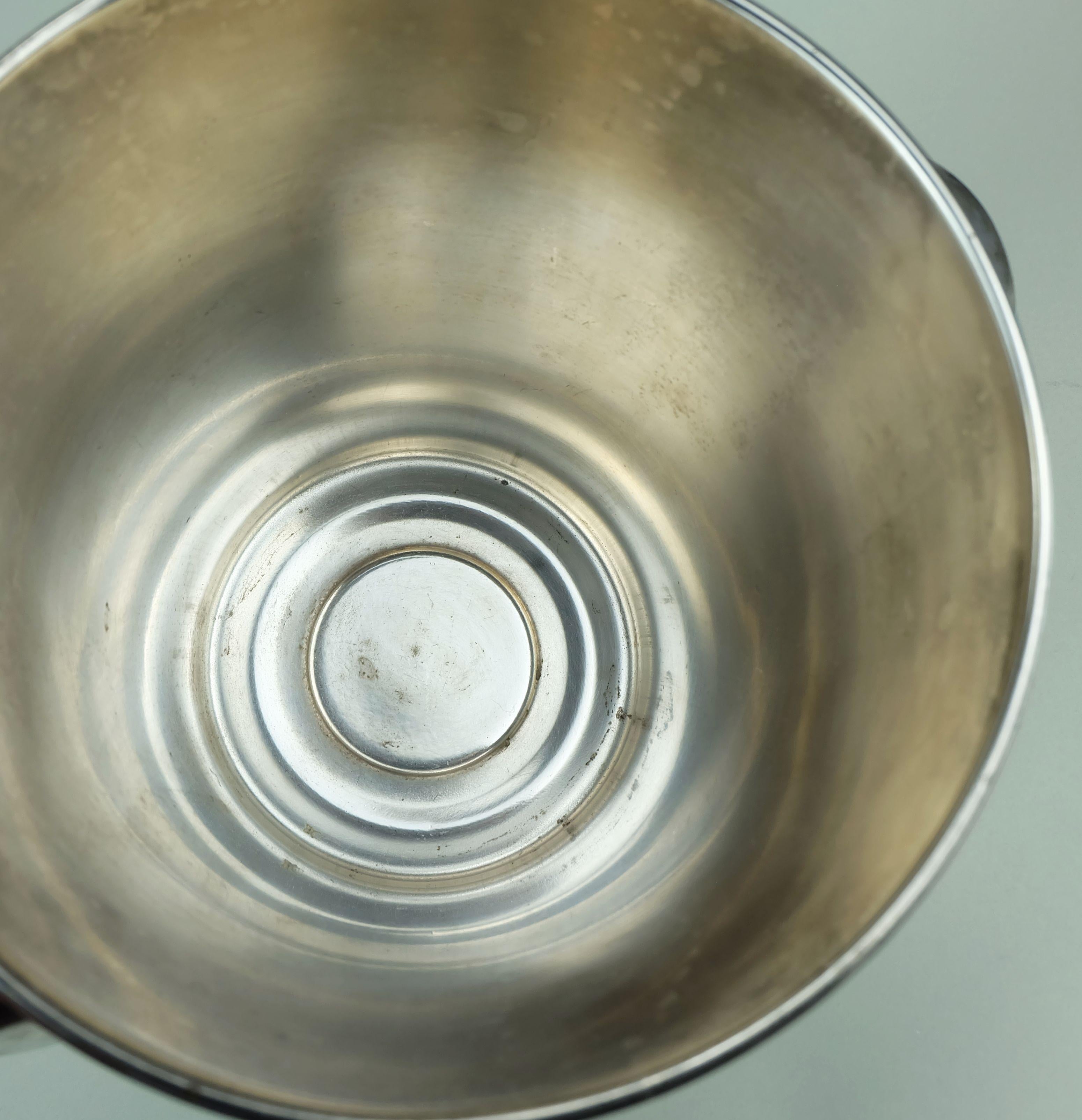 Versilberter CHAMPAGNE COOLER aus der Mitte des Jahrhunderts, entworfen von Kurt Mayer für WMF 1950er Jahre (Mitte des 20. Jahrhunderts) im Angebot