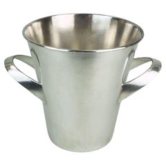 silver-plated mid century CHAMPAGNE COOLER designed by Kurt Mayer for WMF 1950s