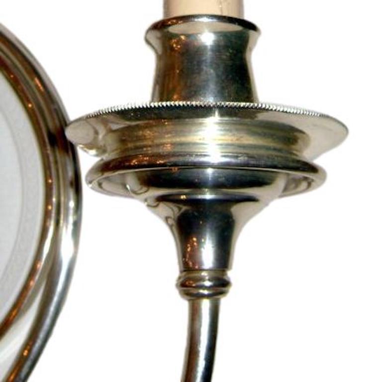 Applique neoclassiche placcate in argento In condizioni buone in vendita a New York, NY