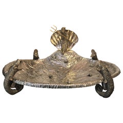 Neptune Fountain large and very decorative Silver Plated 