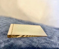 Schreibtisch-Accessoire aus versilberter Silberblech