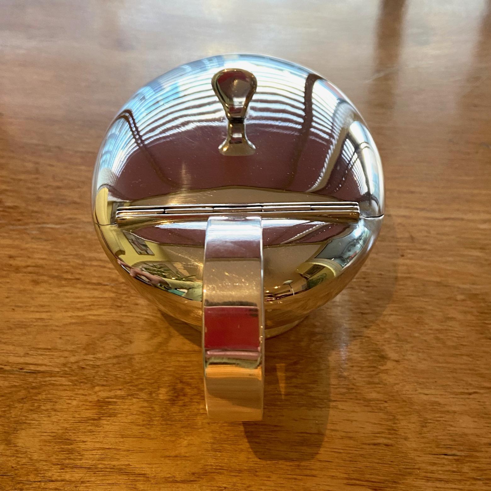 20th Century Silver Plated Parmesan Serving Bowl, Attributed to Gio Ponti, for Krupp Milano
