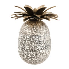 Silver Plated Pineapple Decorative Box