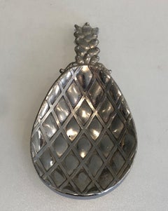 Silver Plated Pineapple Vide-Poche in the style of Maison Charles